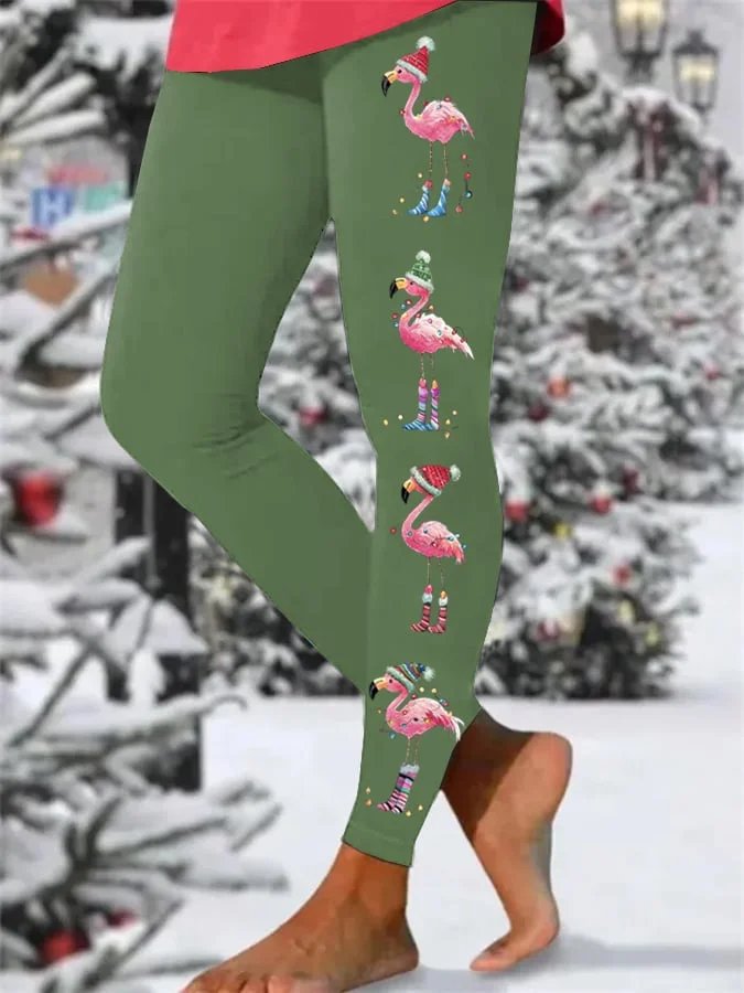 Damen 3d Drucken Retro Alle Jahreszeiten Lang Leggings