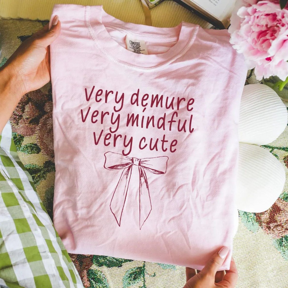 Lässig Buchstabenmuster Rundhals Kurzarm T-Shirt