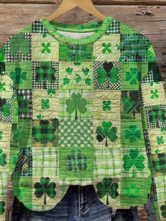 Lässig Rundhals Festival Sweatshirt