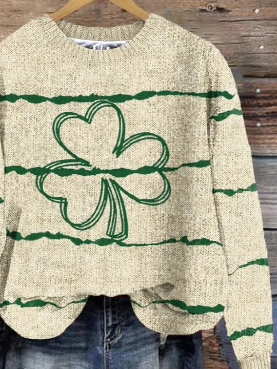 Lässig Rundhals Festival Sweatshirt