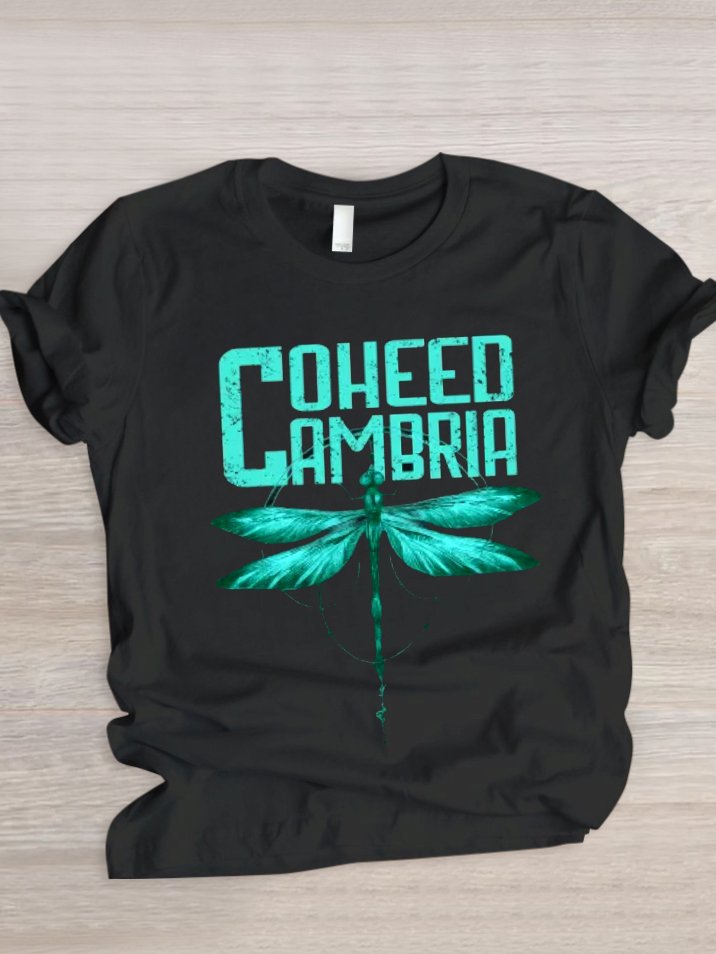 Lässig Tier Rundhals Kurzarm T-Shirt