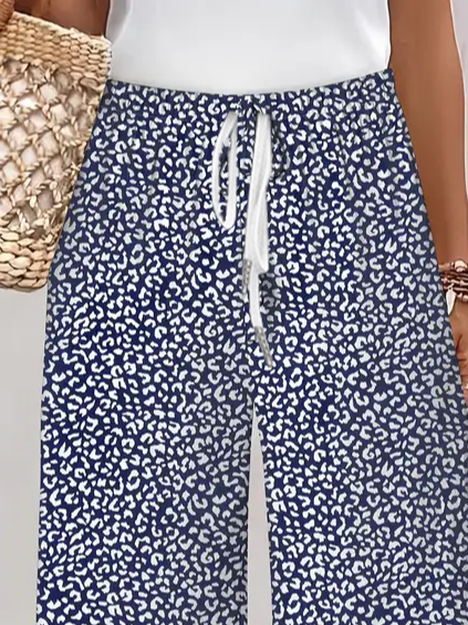 Damen Geblümt Fünfte Hose Hose Lässig Sommer Hose