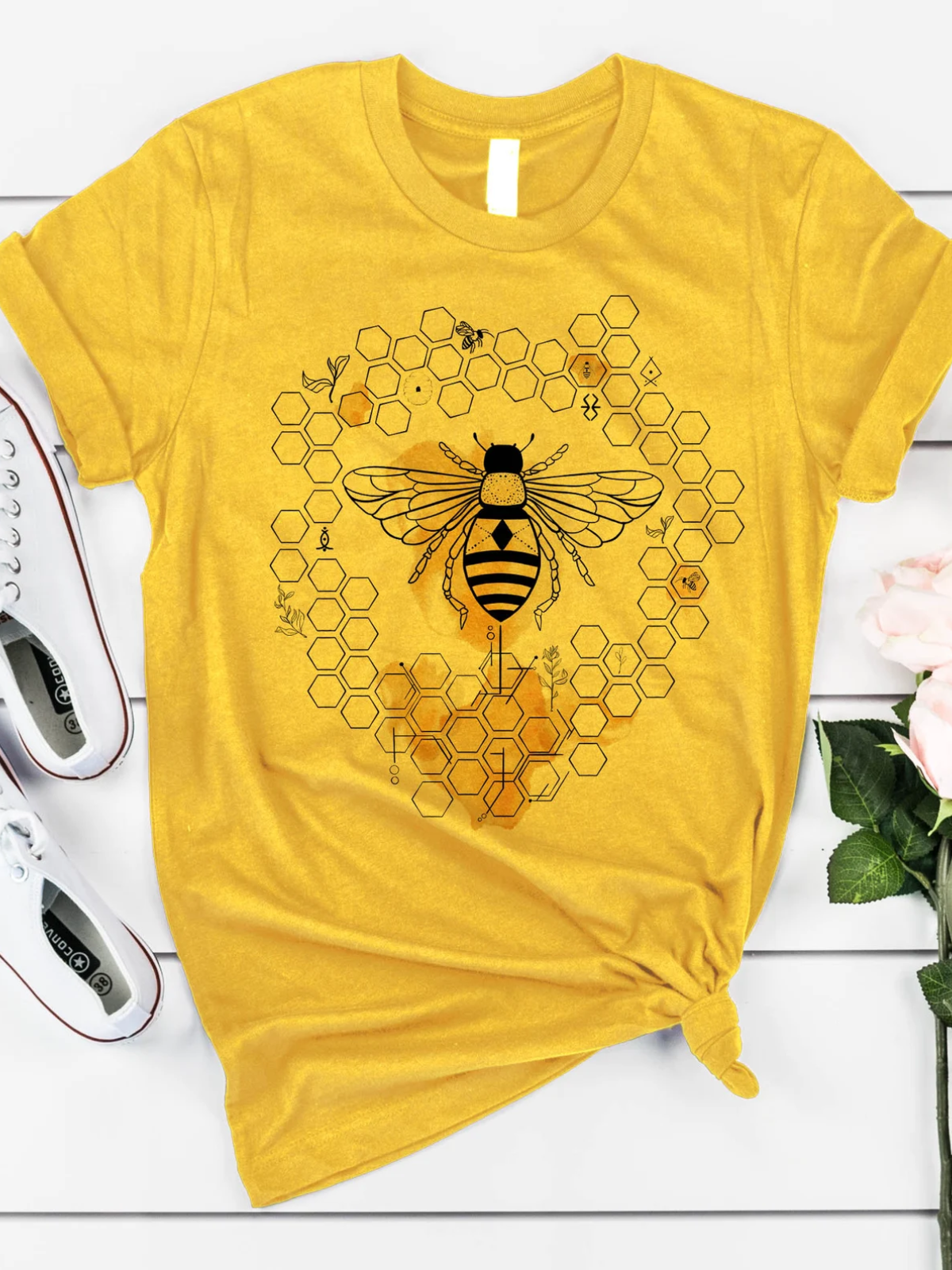 Lässig Tier Rundhals Kurzarm T-Shirt