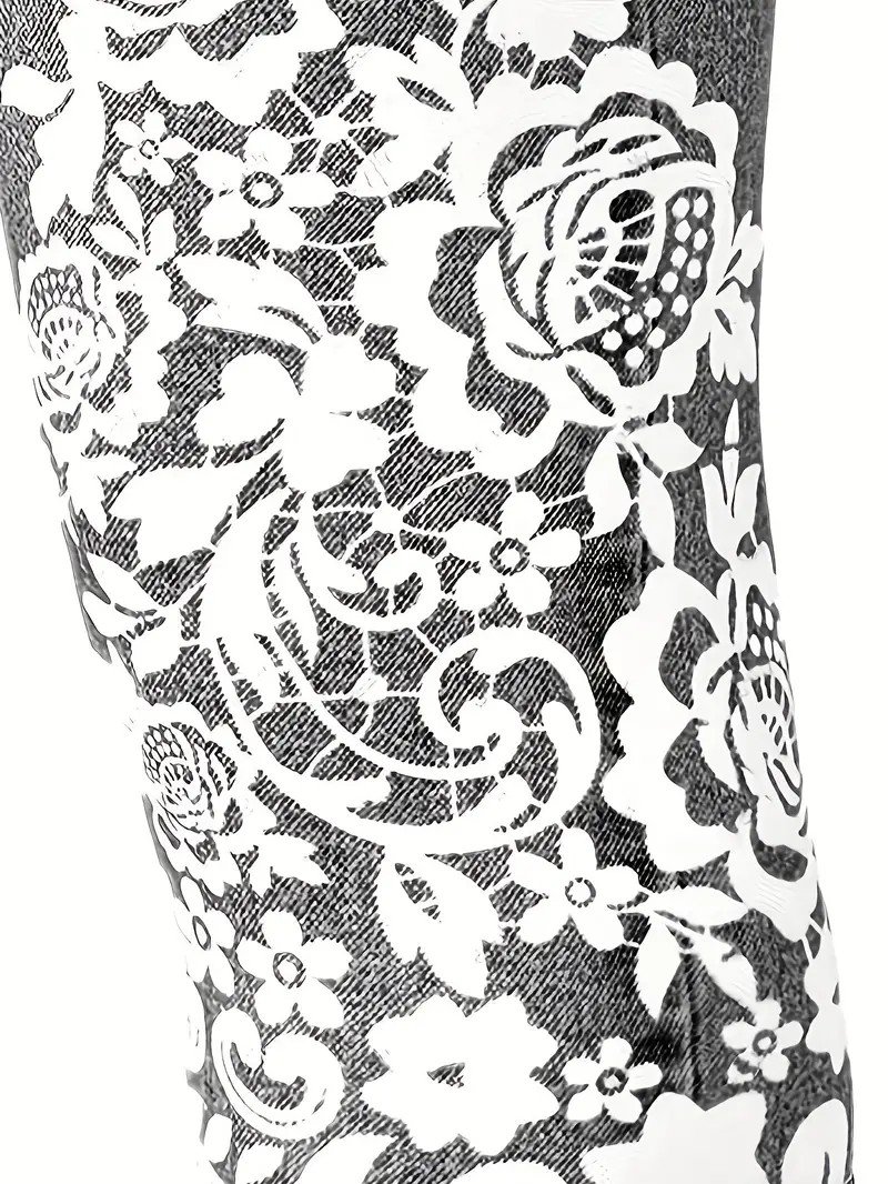 Lässig 3d Drucken Caprihosen Elastische Taille Hose