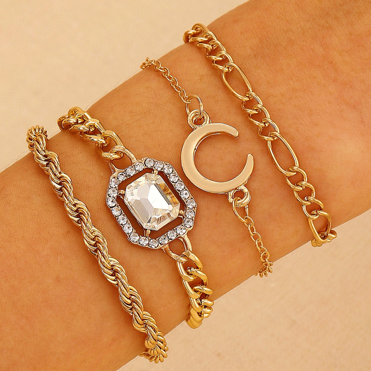 multi Geschichtet Retro Armband