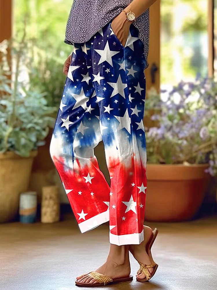 Damen Geometrisch Lang Hose Lässig Frühling/Herbst Hose
