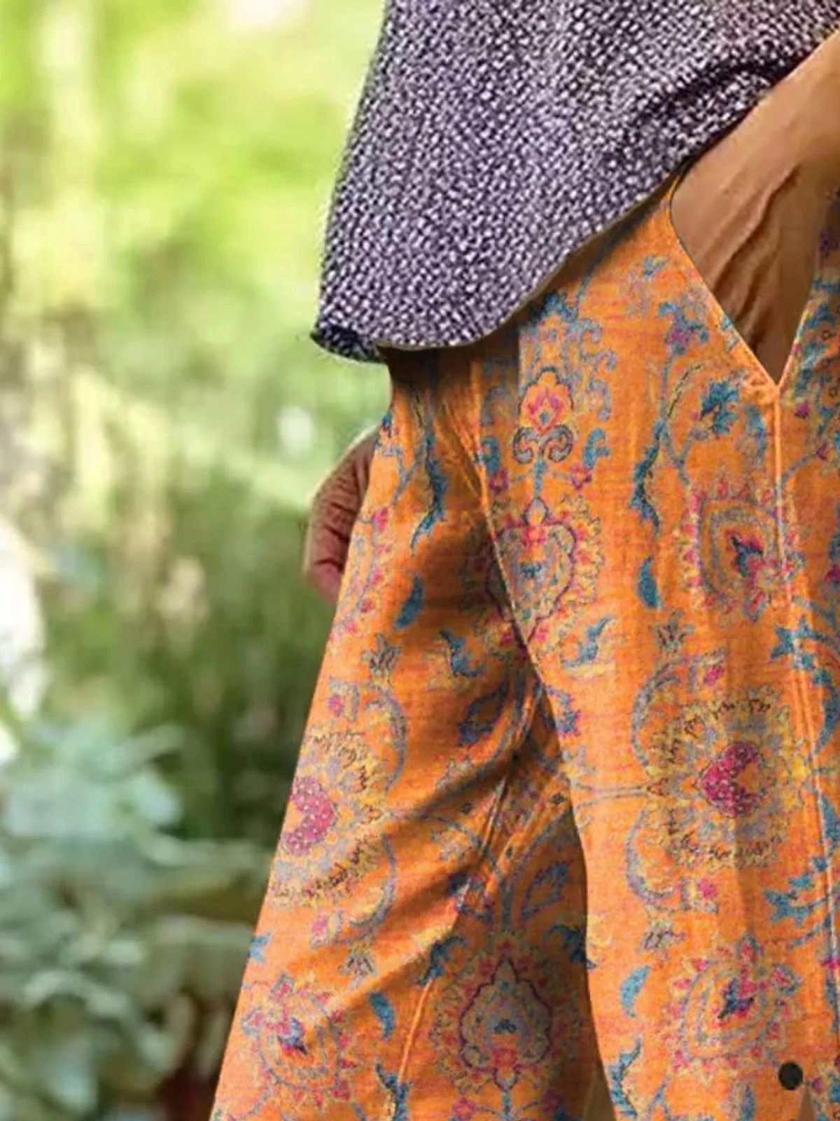 Damen Geblümt Fünfte Hose Hose Lässig Sommer Hose