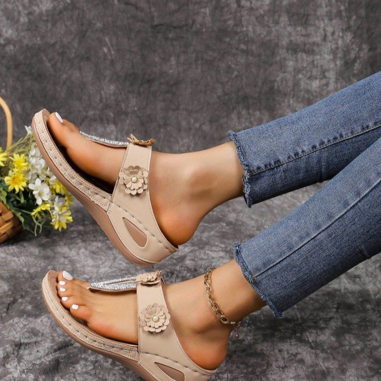 Retro Unifarben Slip On Niedrig Rutschfest