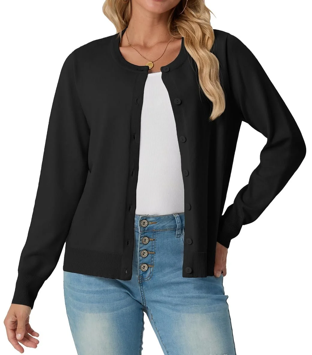 Damen Frühling/Herbst Oberbekleidung Lässig Unifarben Langarm Rundhals Jacke