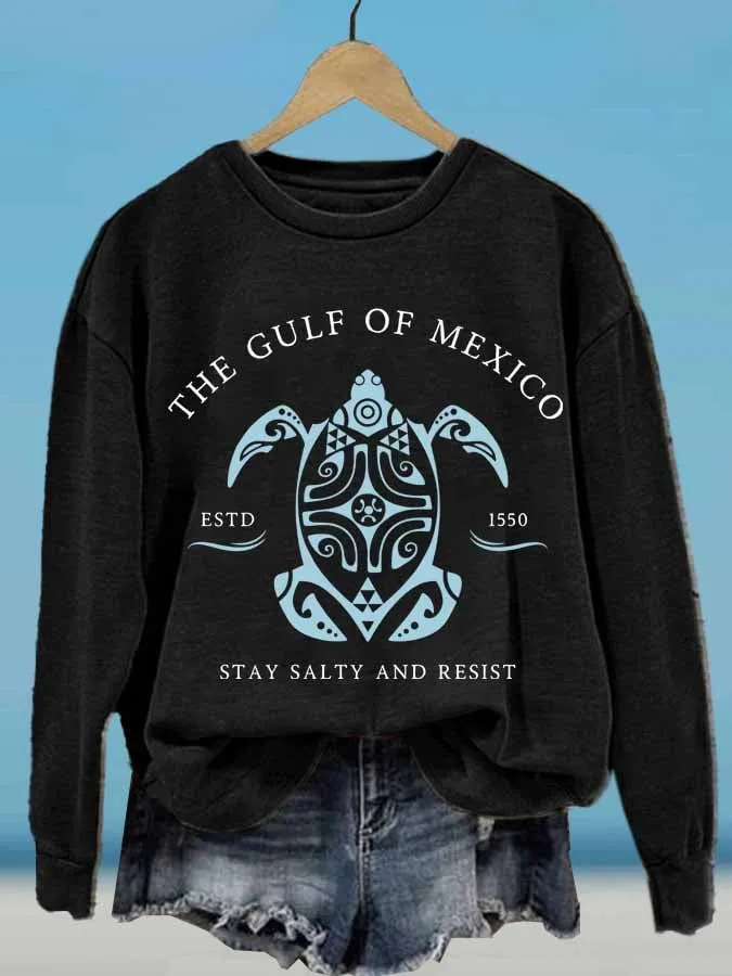 Lässig Rundhals Tier Sweatshirt