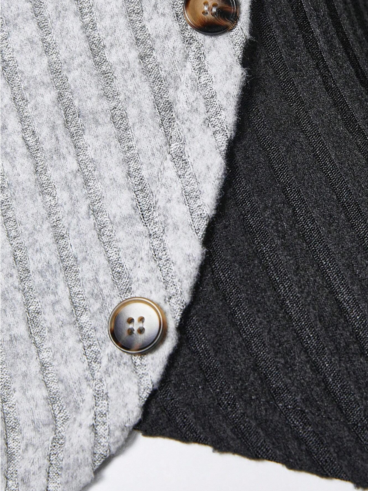 Schmal Passen Rundhals Farbe Matching Gerippt Kreuz Saum Langarm Frühling und Herbst Gestrickt Pendler T-Shirt Oberteile
