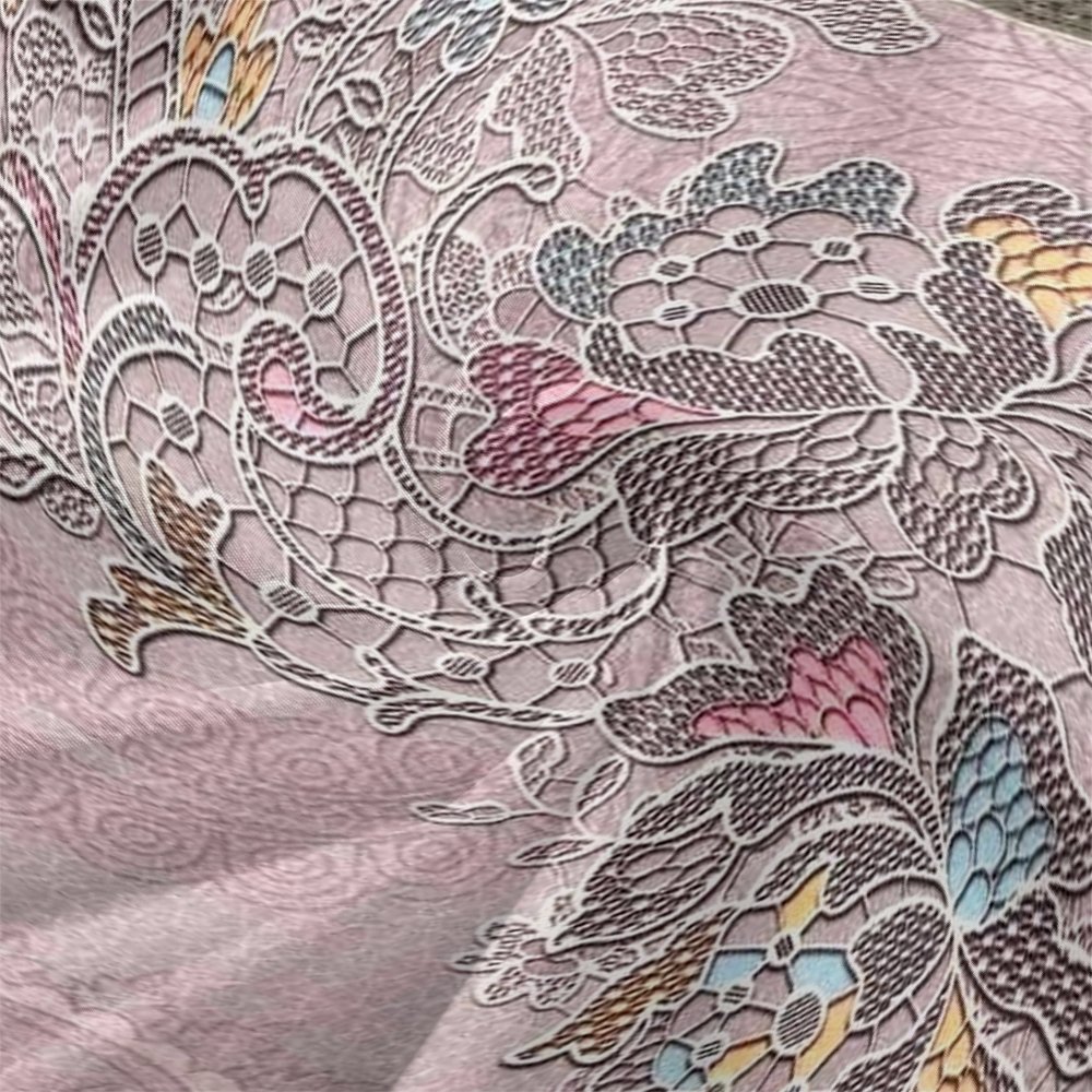 Damen Geblümt Puffärmel Frühling/Herbst Kleid V-Ausschnitt Langarm A-Linien-Kleid