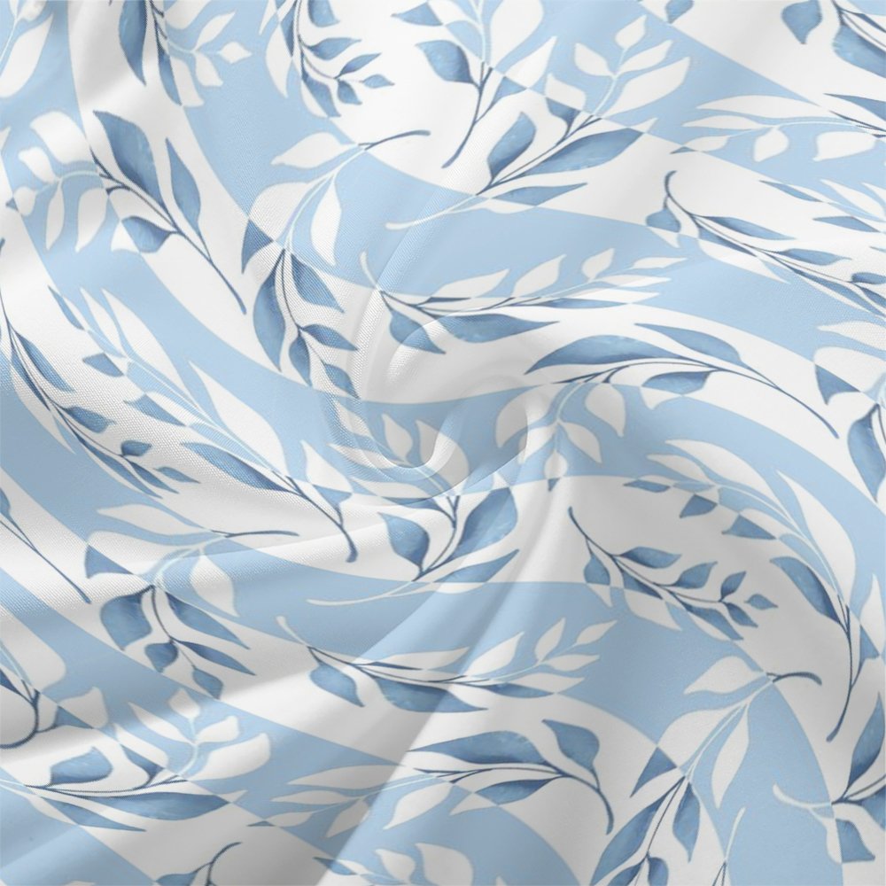 Damen Gestreift Puffärmel Frühling/Herbst Kleid V-Ausschnitt Langarm A-Linien-Kleid