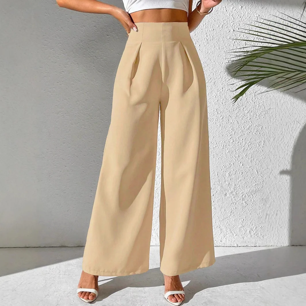 Damen Unifarben Lang Hose Lässig Frühling/Herbst Hose