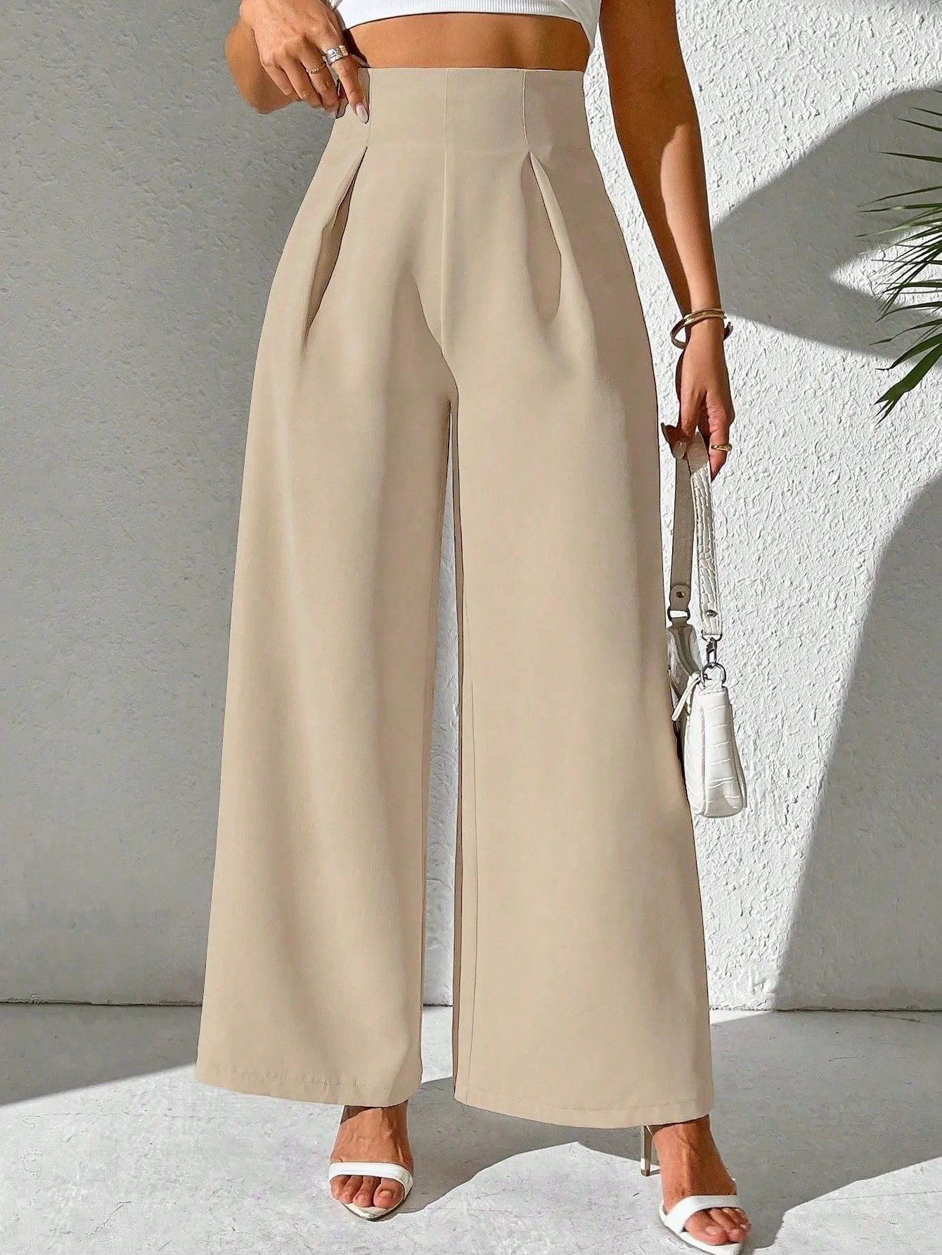 Damen Unifarben Lang Hose Lässig Frühling/Herbst Hose