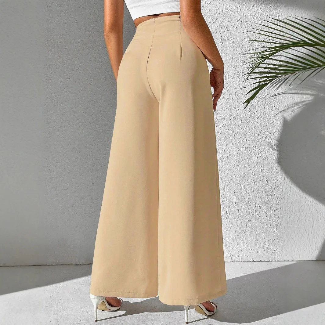 Damen Unifarben Lang Hose Lässig Frühling/Herbst Hose
