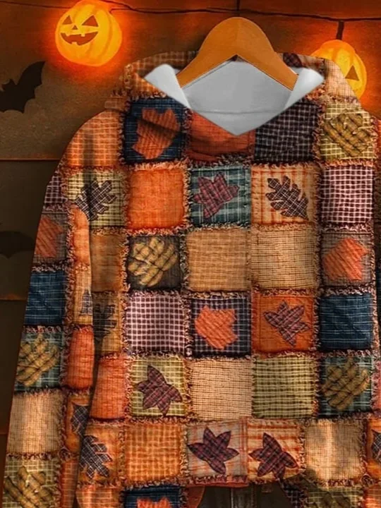 Lässig Kapuze Halloween Kapuze Print