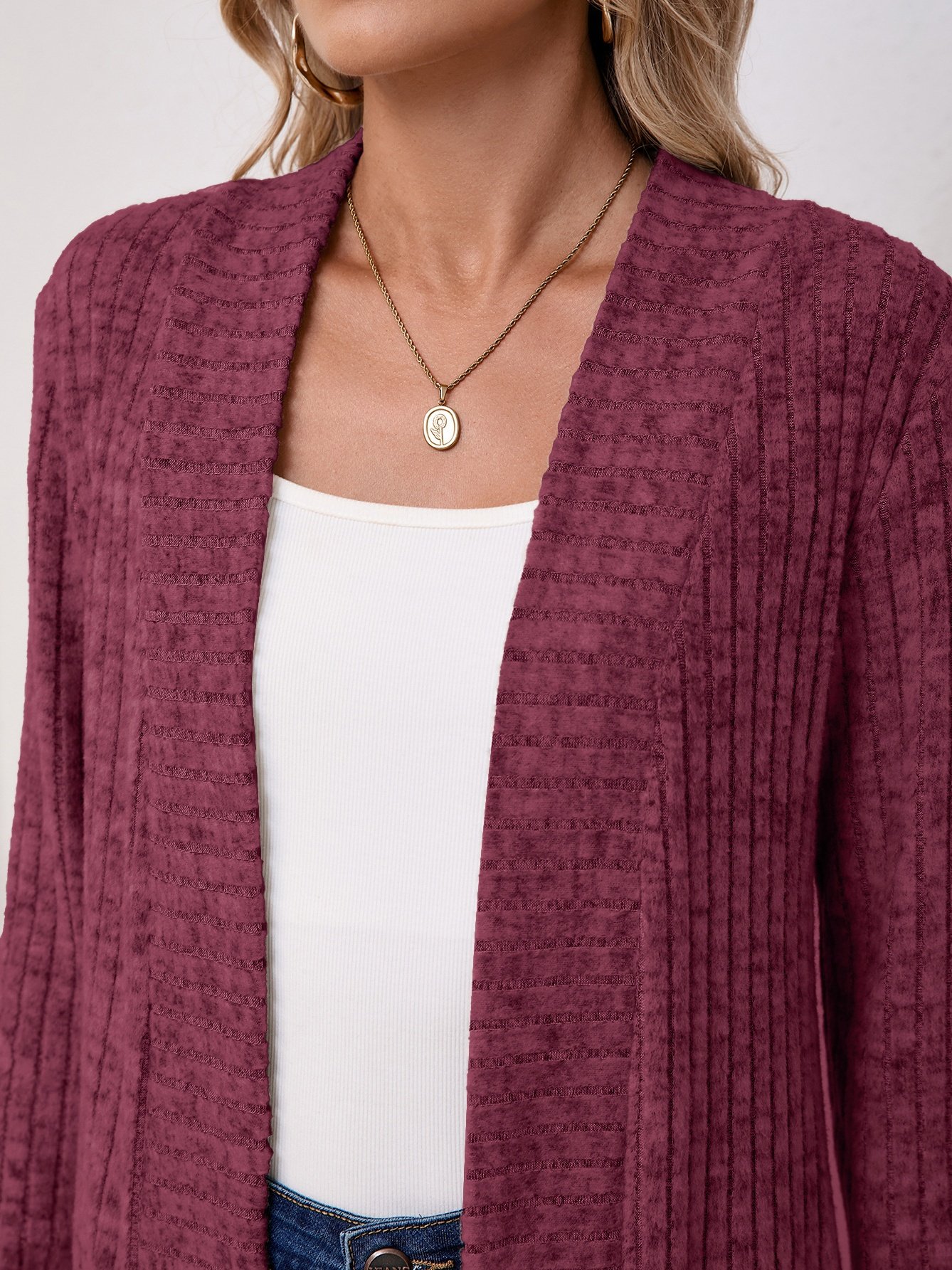 Damen Frühling/Herbst Oberbekleidung Retro Nahtverarbeitung Unifarben Langarm Jacke
