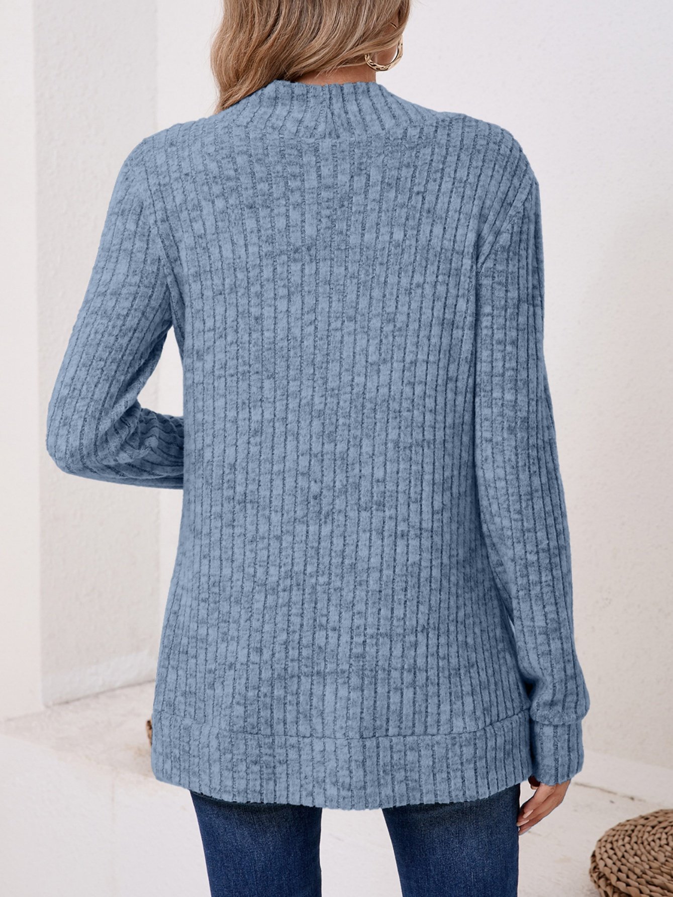 Damen Frühling/Herbst Oberbekleidung Retro Nahtverarbeitung Unifarben Langarm Jacke