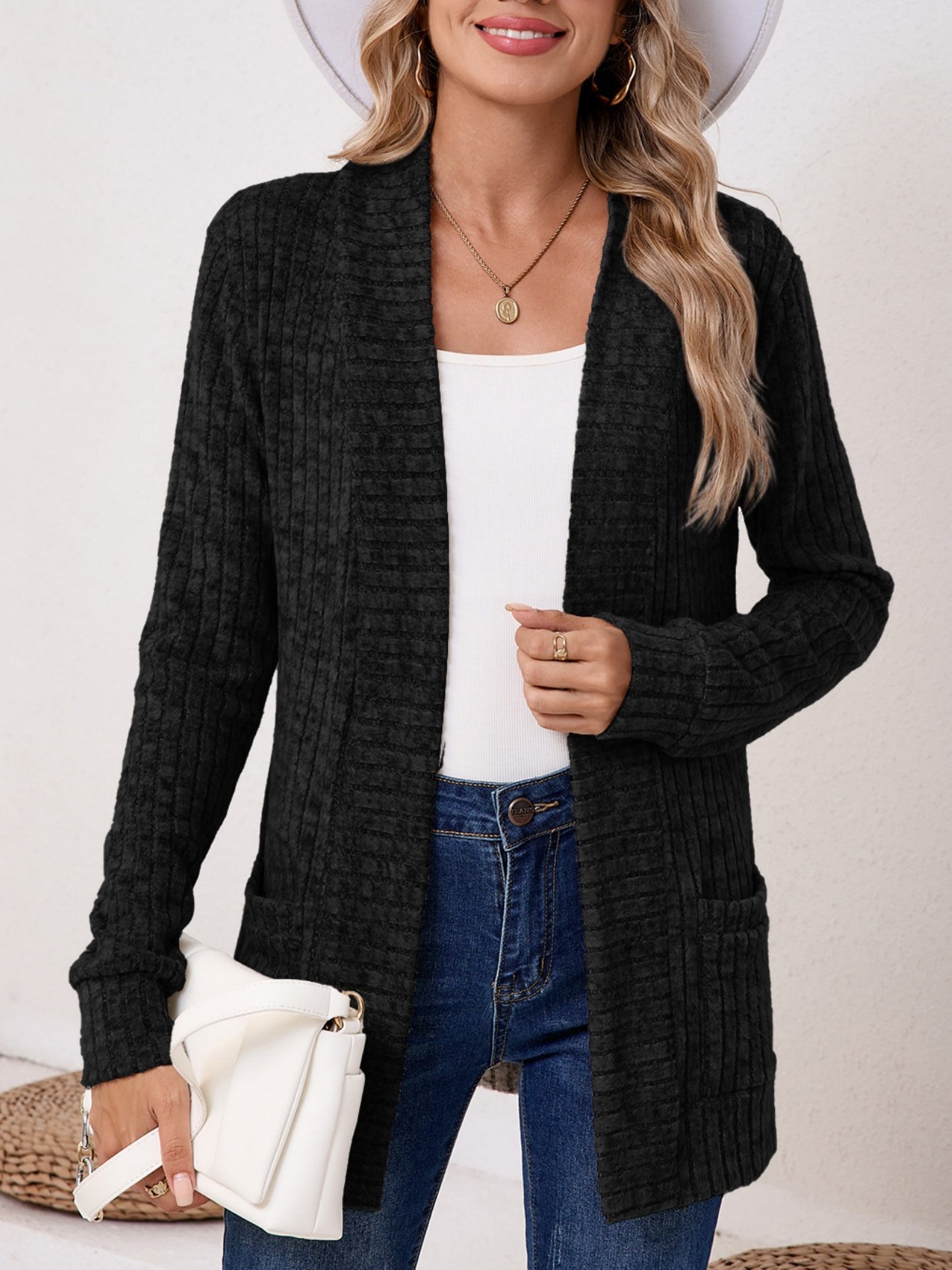 Damen Frühling/Herbst Oberbekleidung Retro Nahtverarbeitung Unifarben Langarm Jacke