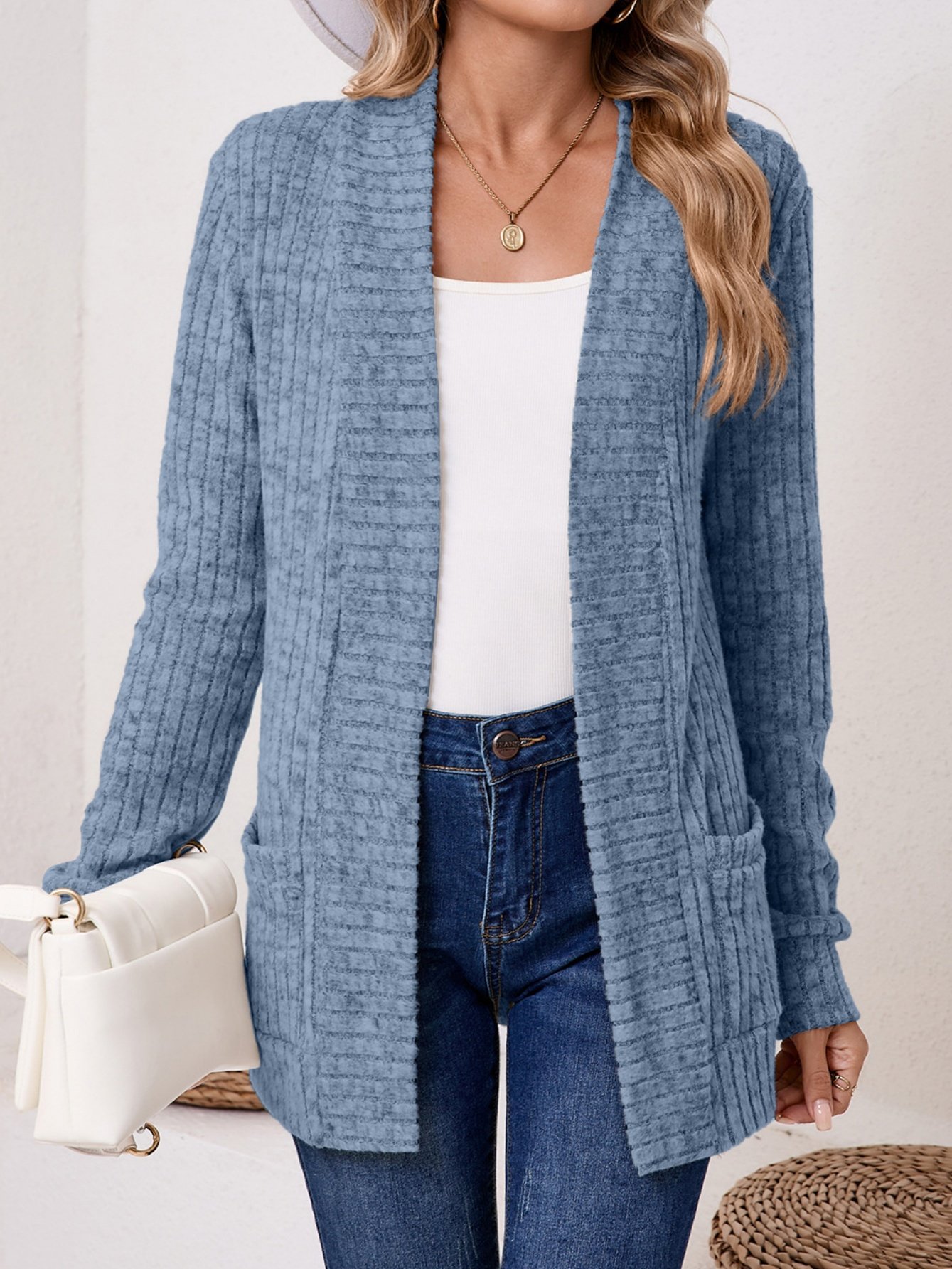Damen Frühling/Herbst Oberbekleidung Retro Nahtverarbeitung Unifarben Langarm Jacke
