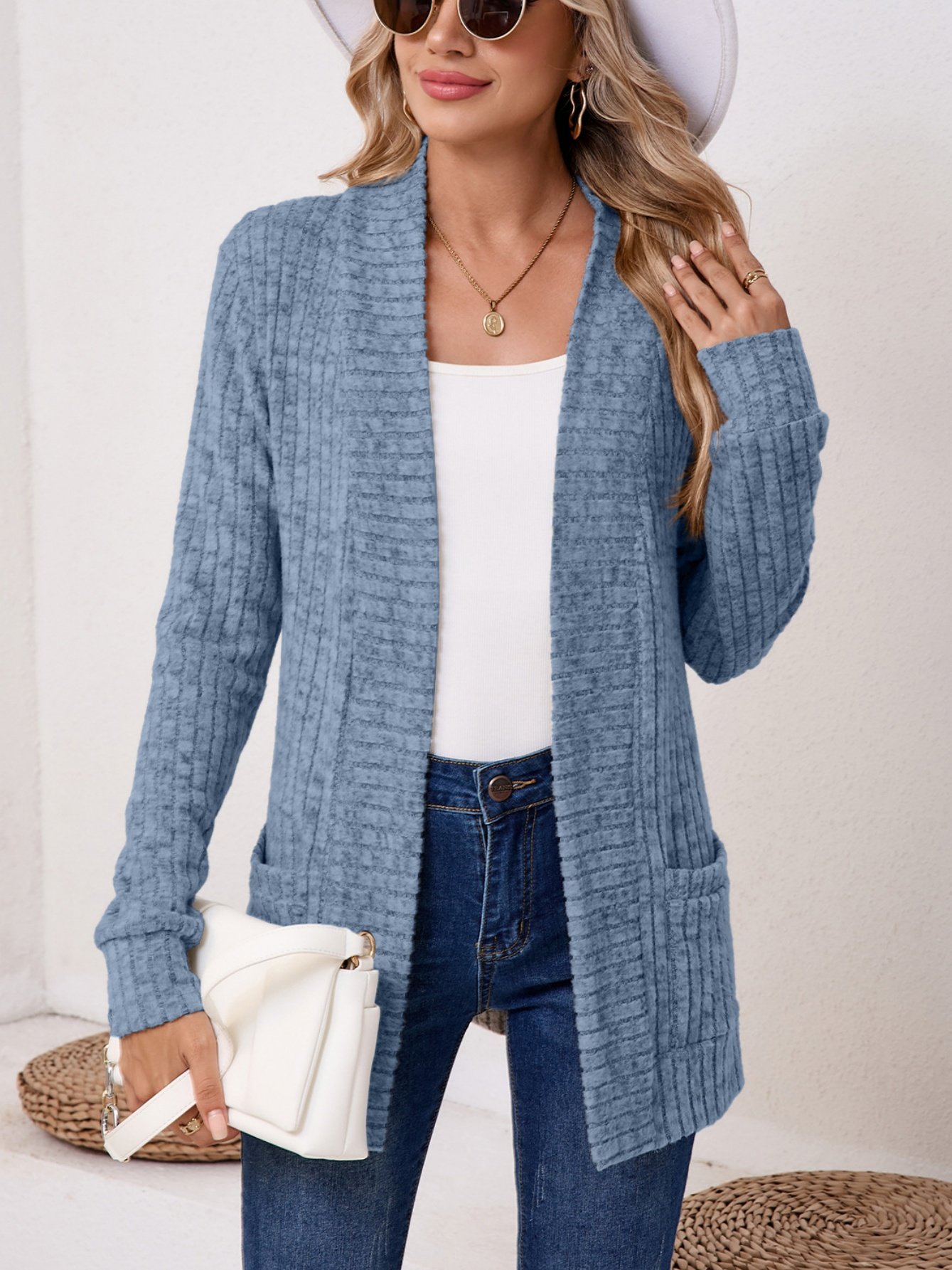 Damen Frühling/Herbst Oberbekleidung Retro Nahtverarbeitung Unifarben Langarm Jacke