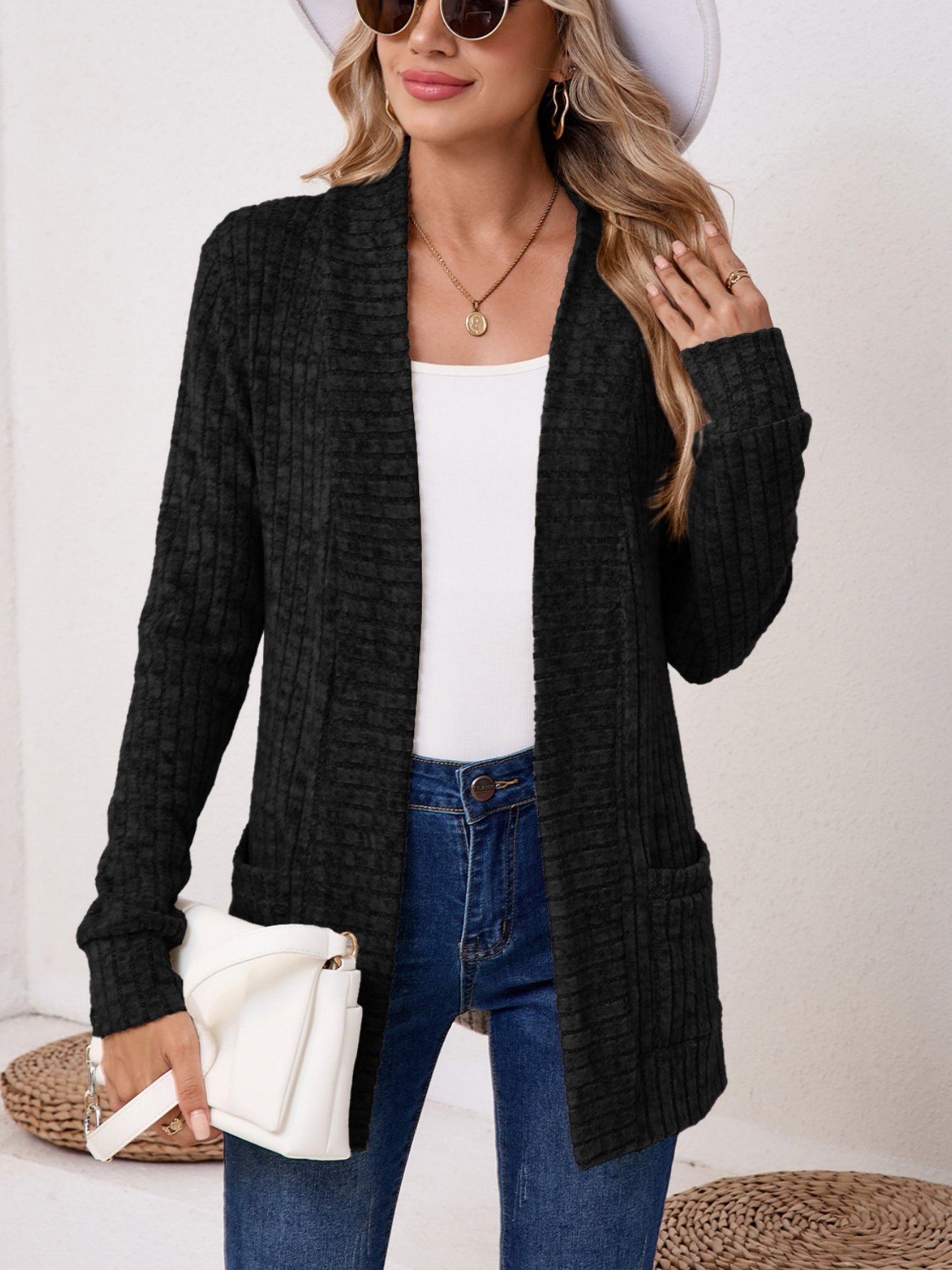 Damen Frühling/Herbst Oberbekleidung Retro Nahtverarbeitung Unifarben Langarm Jacke