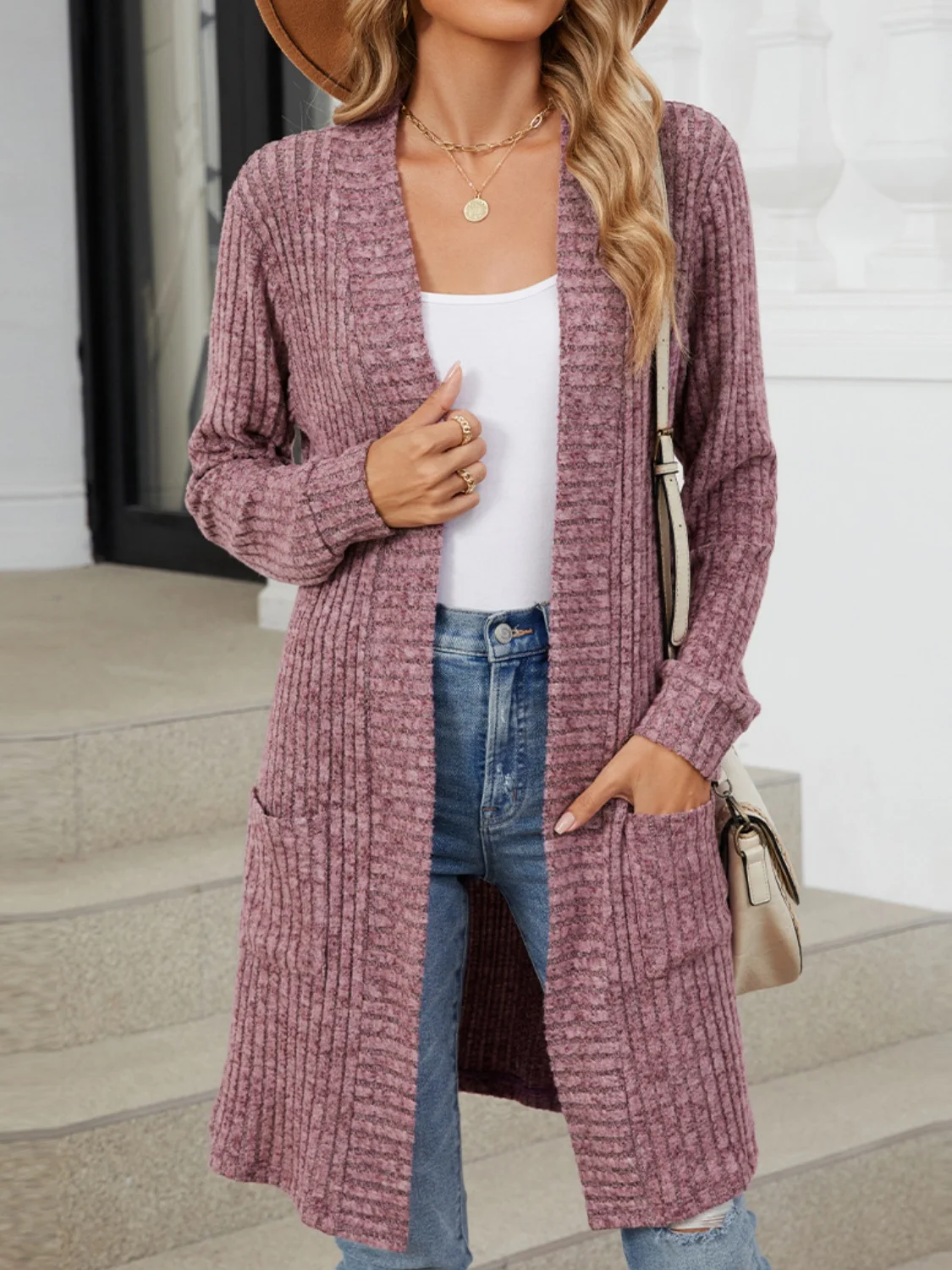 Damen Frühling/Herbst Oberbekleidung Retro Nahtverarbeitung Unifarben Langarm Wickeln Jacke
