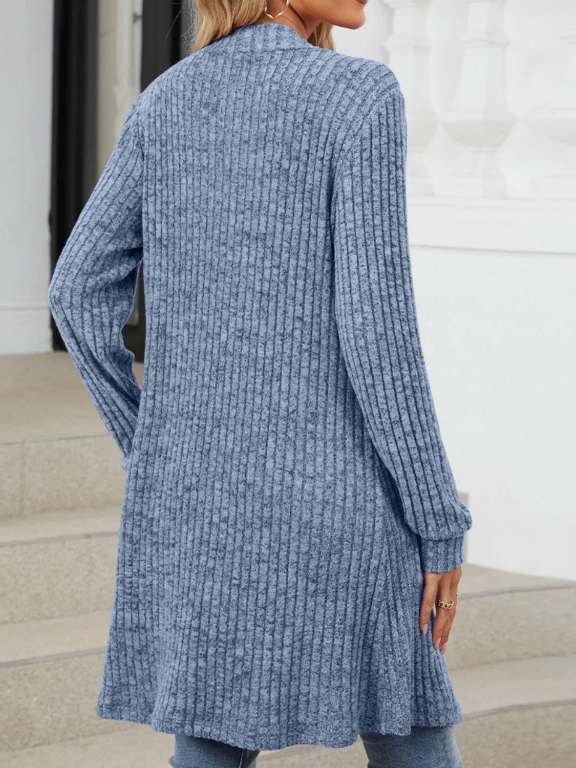 Damen Frühling/Herbst Oberbekleidung Retro Nahtverarbeitung Unifarben Langarm Wickeln Jacke