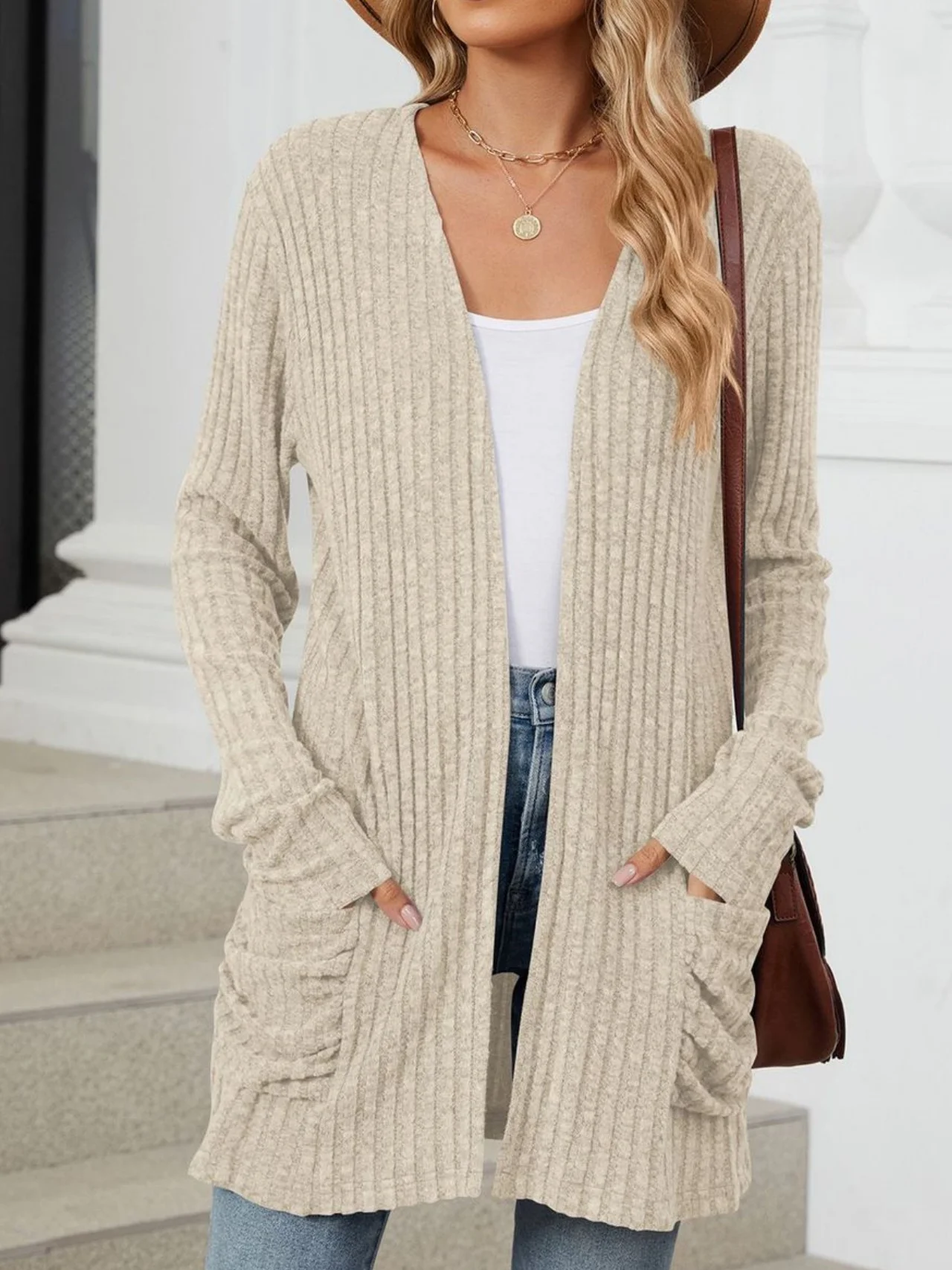 Damen Frühling/Herbst Oberbekleidung Retro Gerafft Unifarben Langarm Jacke