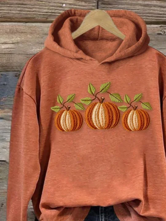 Lässig Kapuze Halloween (Kürbis) Kapuze Print