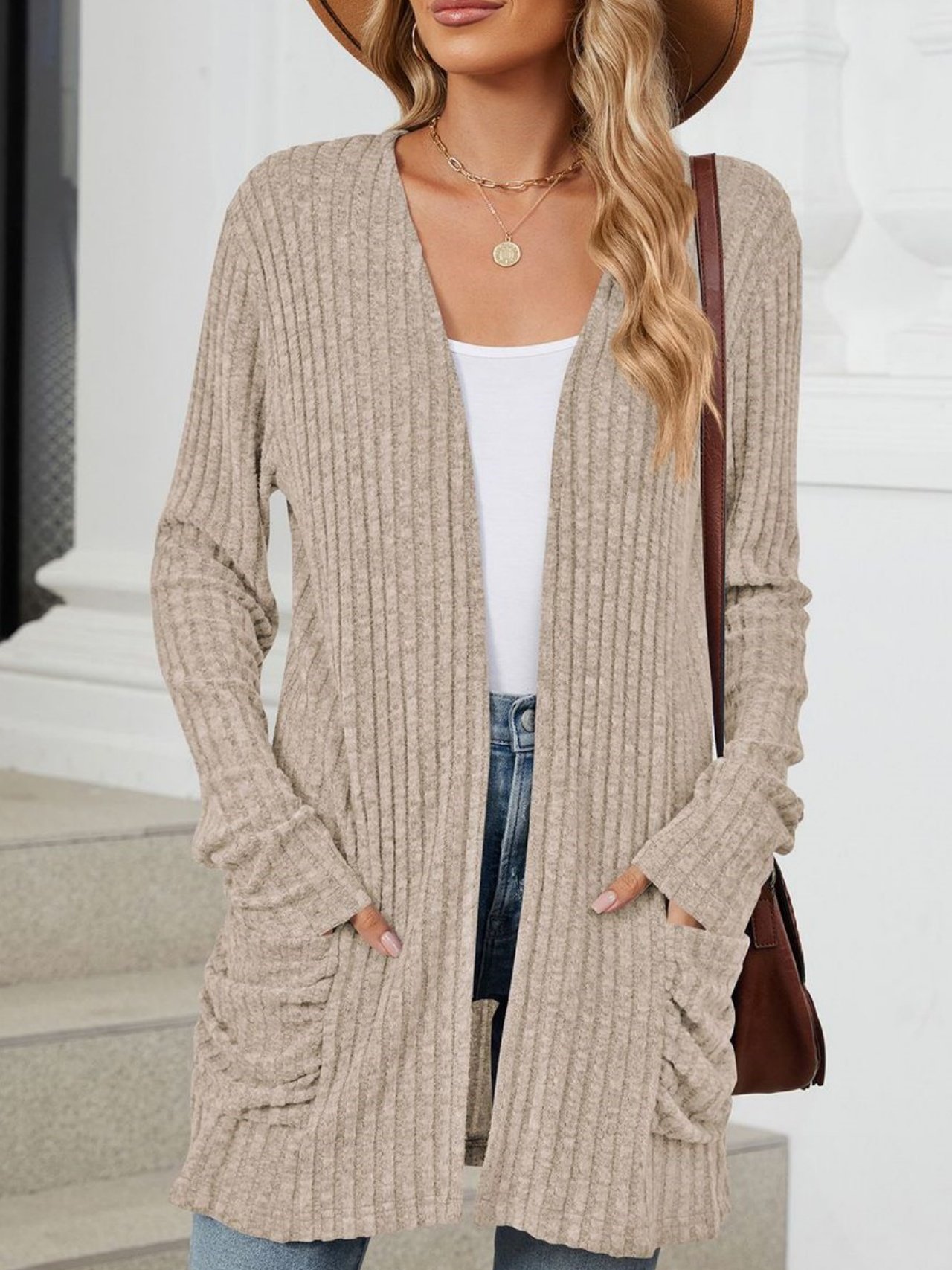 Damen Frühling/Herbst Oberbekleidung Retro Gerafft Unifarben Langarm Jacke