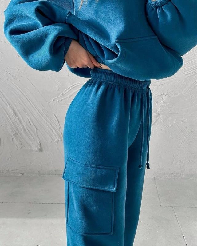 Damen Unifarben Zweiteiliges Set Täglich Langarm Lässig Frühling/Herbst Bluse mit Hose Matching Set