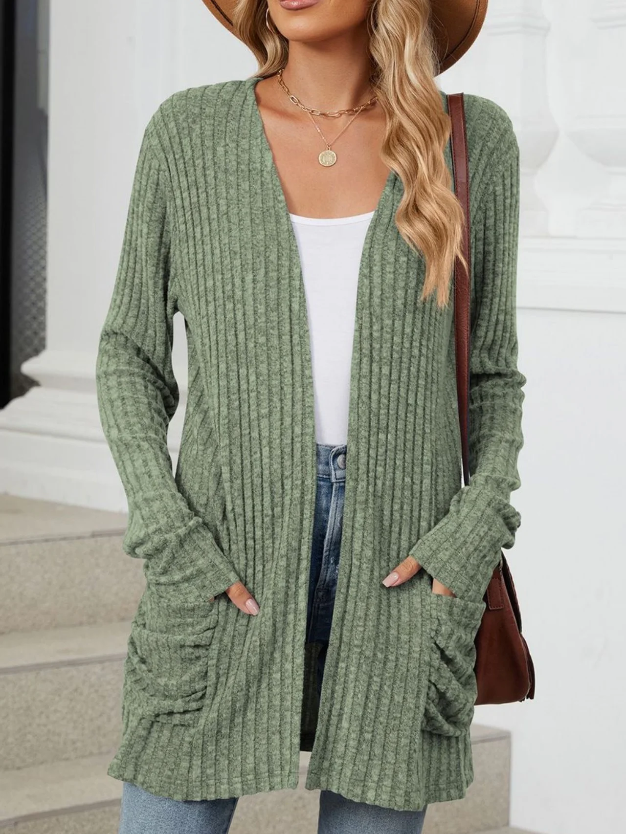 Damen Frühling/Herbst Oberbekleidung Retro Gerafft Unifarben Langarm Jacke
