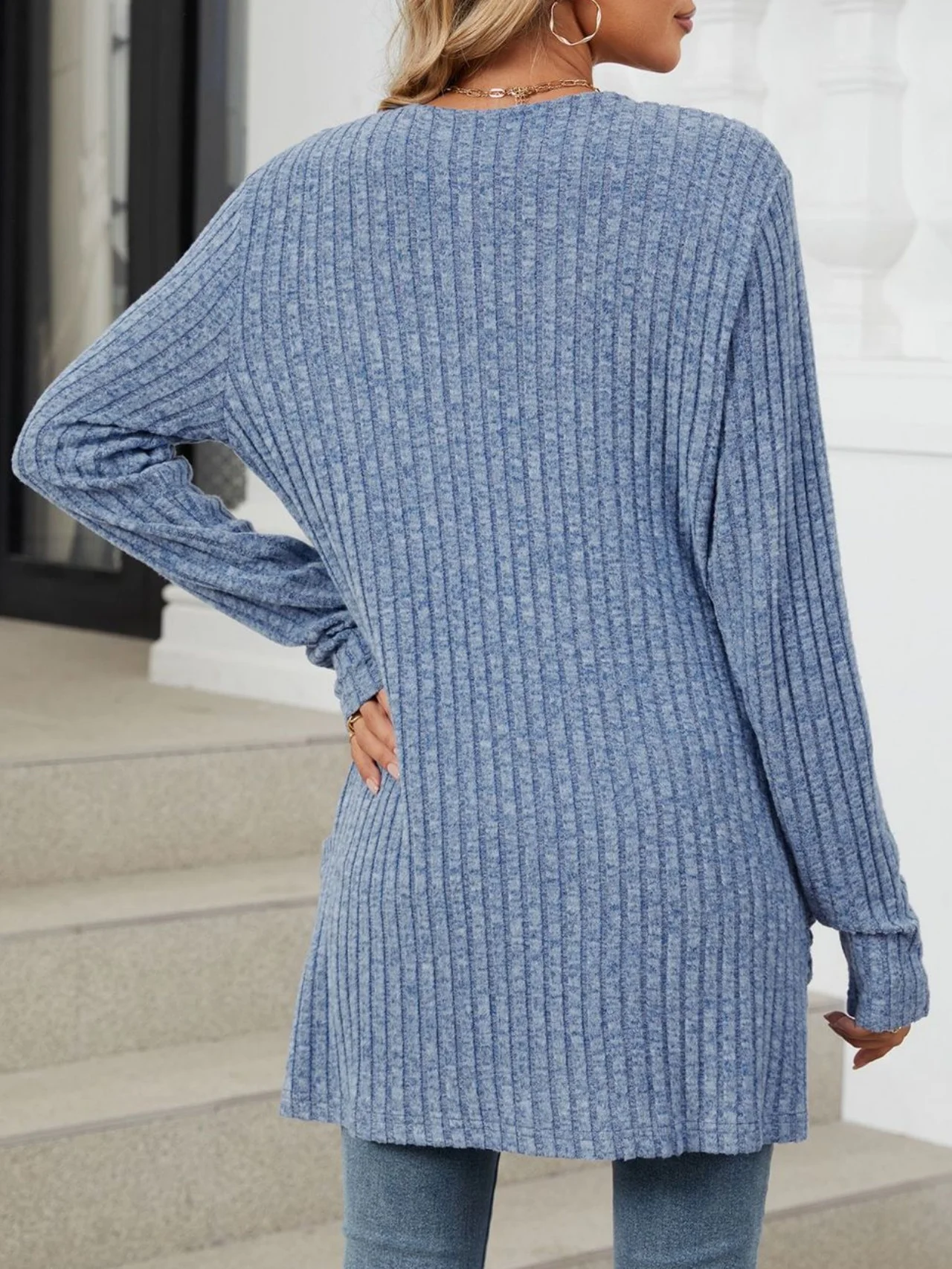 Damen Frühling/Herbst Oberbekleidung Retro Gerafft Unifarben Langarm Jacke