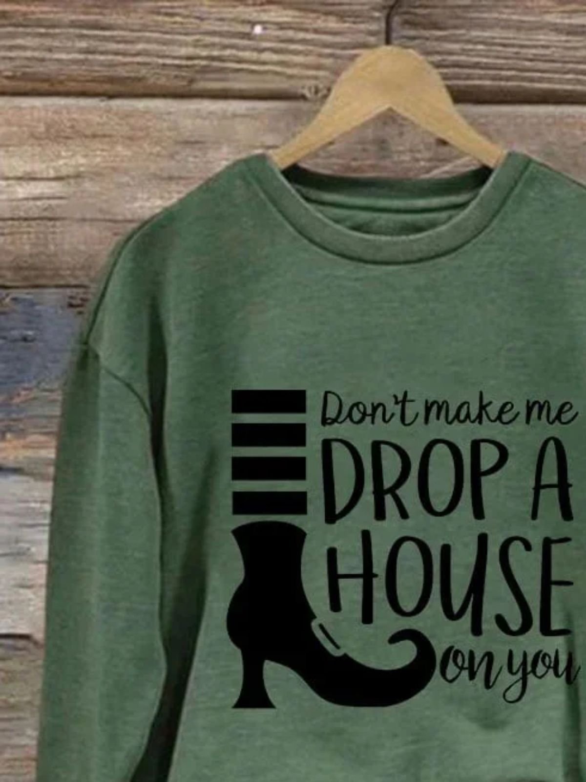 Retro Rundhals Halloween Sweatshirt