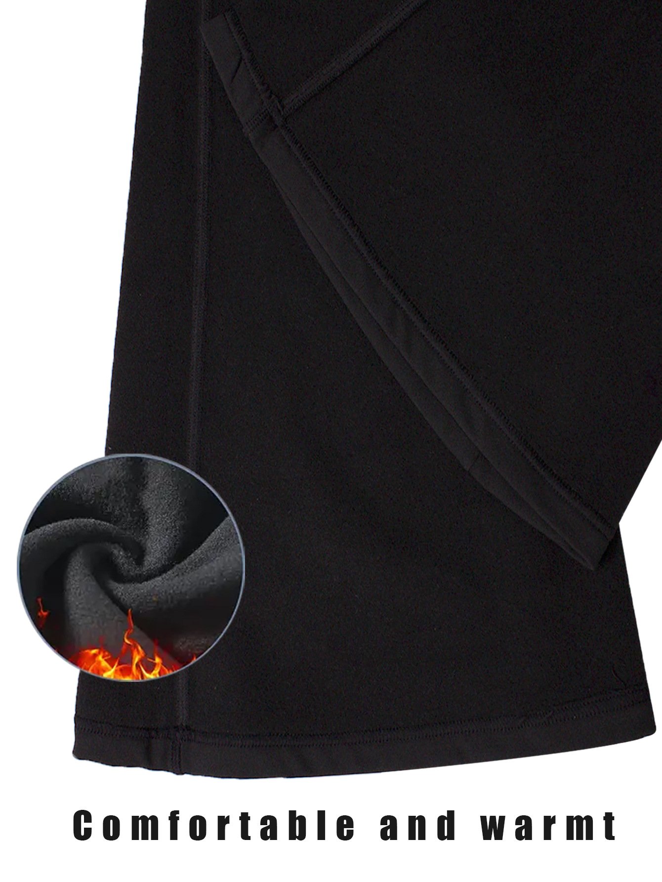 Damen Unifarben Lang Hose Lässig Winter Hose