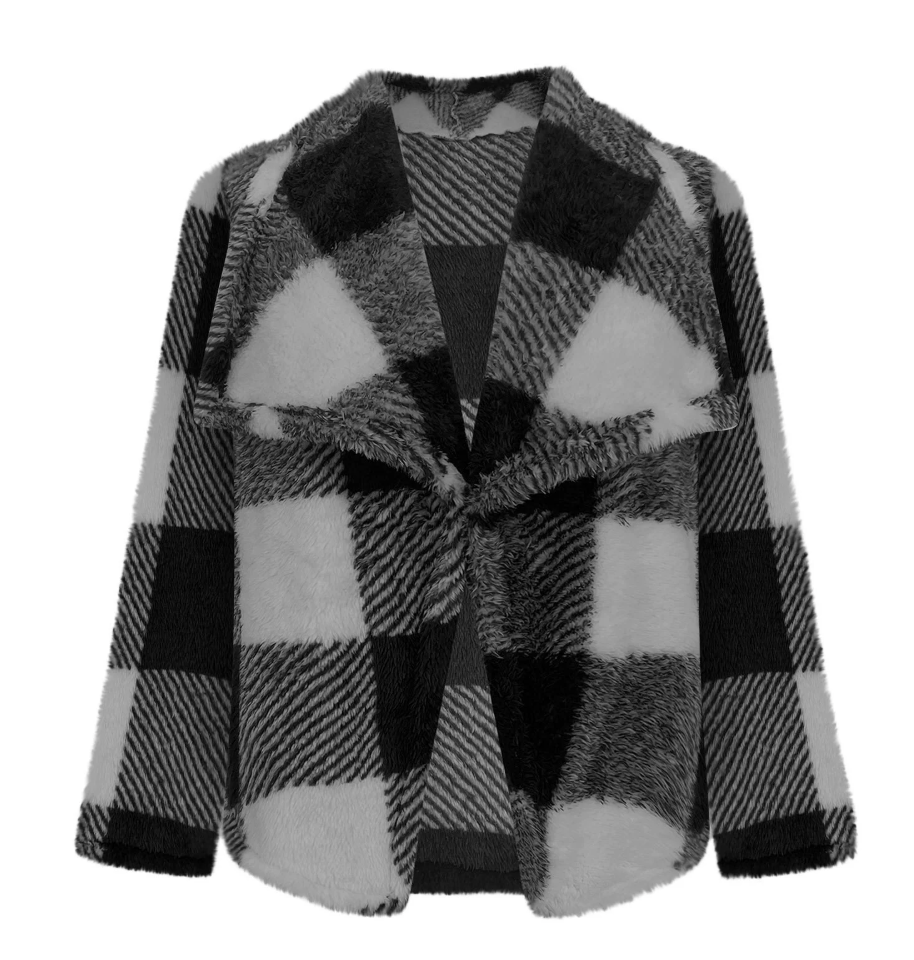 Damen Frühling/Herbst Oberbekleidung Lässig Gestreift Langarm Schalkragen Jacke