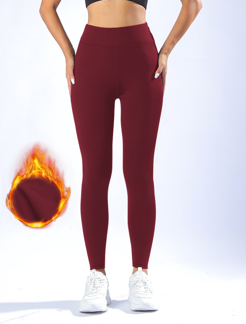 Damen Unifarben Lässig Winter Knöchelhose Leggings