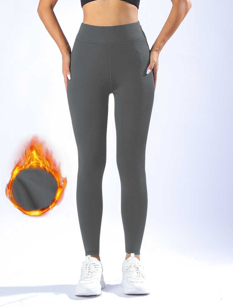Damen Unifarben Lässig Winter Knöchelhose Leggings