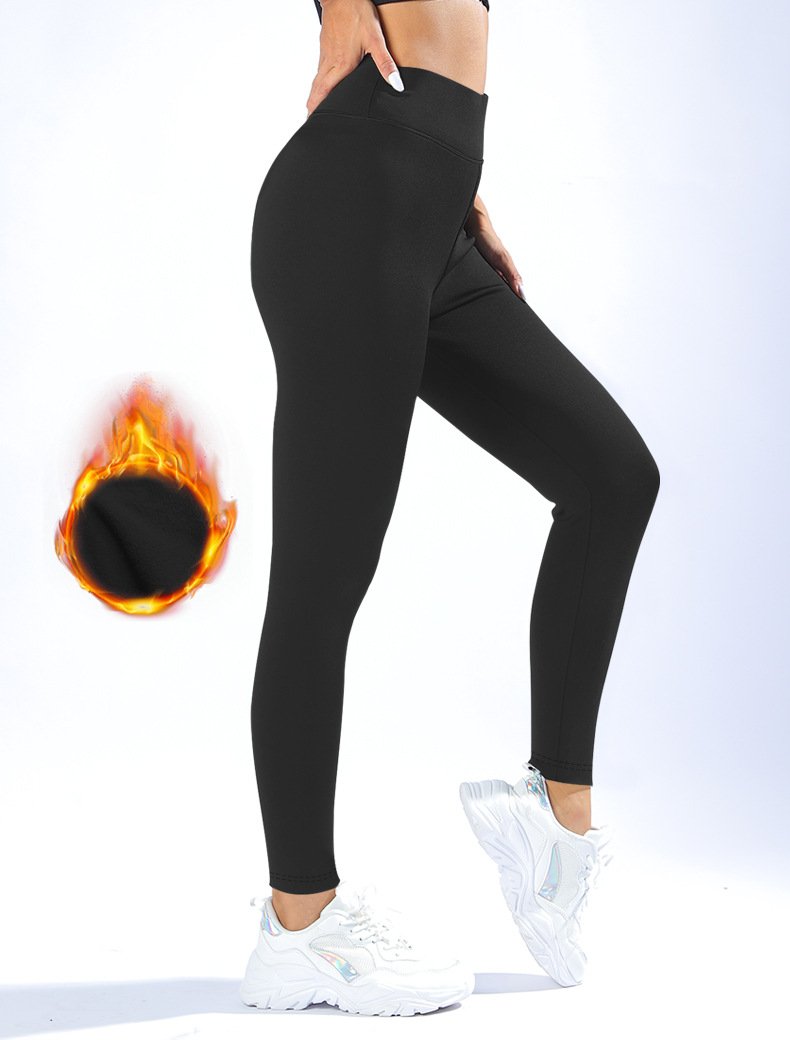 Damen Unifarben Lässig Winter Knöchelhose Leggings