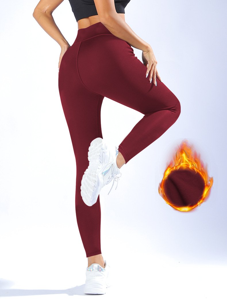 Damen Unifarben Lässig Winter Knöchelhose Leggings