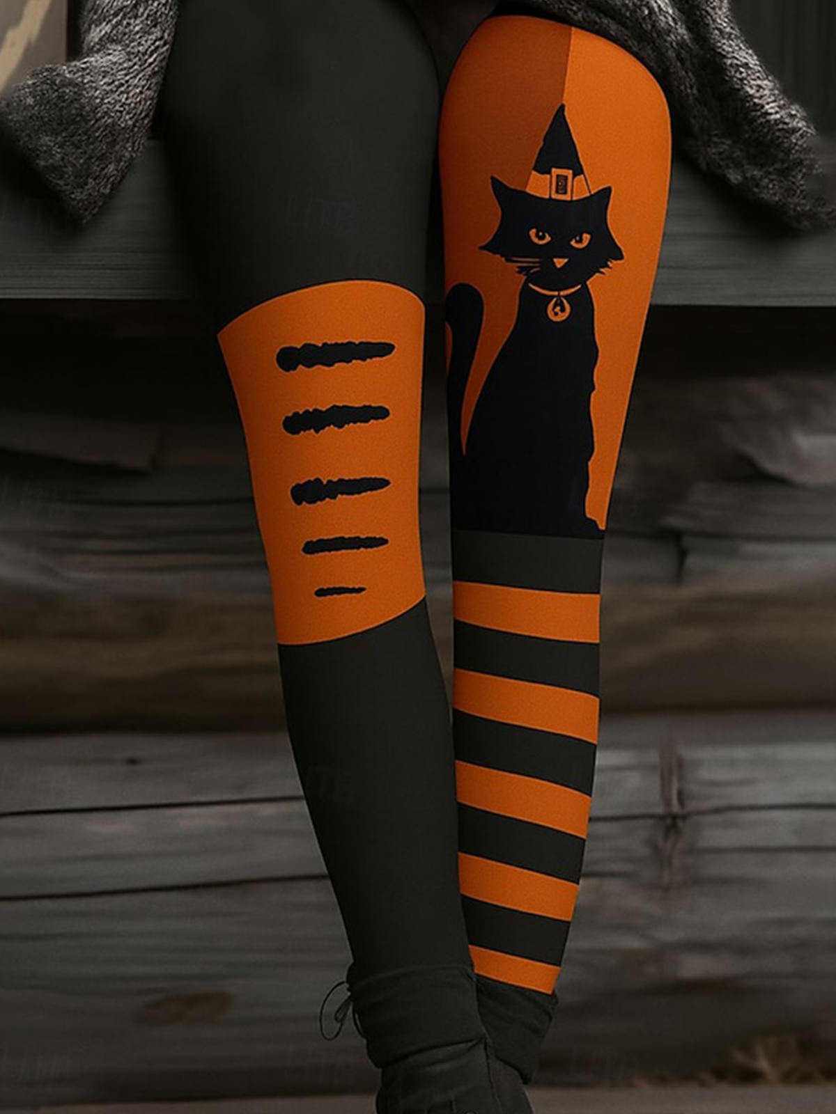 Damen Kariert Retro Alle Jahreszeiten Lang Leggings