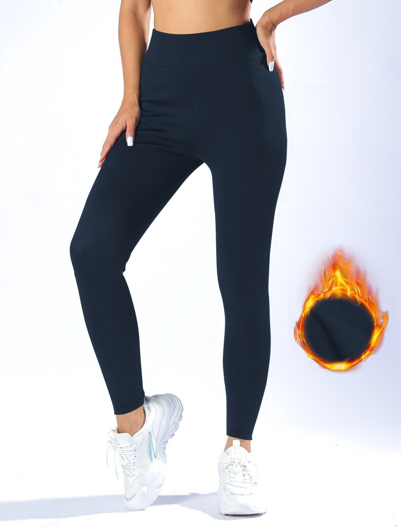Damen Unifarben Lässig Winter Knöchelhose Leggings