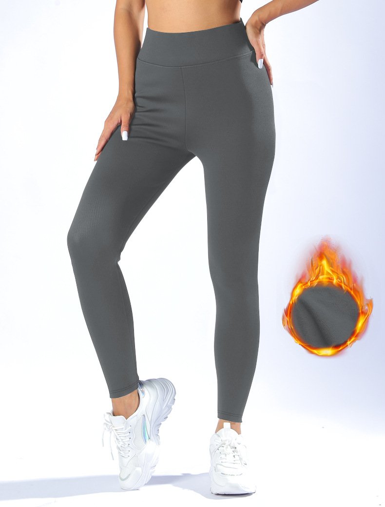 Damen Unifarben Lässig Winter Knöchelhose Leggings