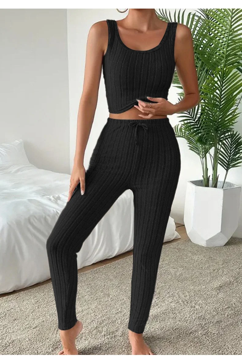 Damen Unifarben Matching Kostüm Täglich Langarm Lässig Frühling/Herbst Mehrteiliges Set Matching Set