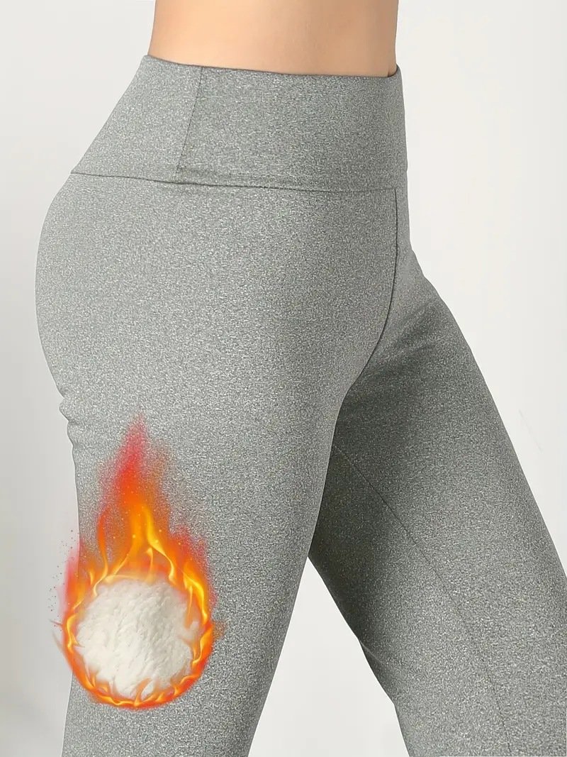 Damen Unifarben Knöchelhose Hose Lässig Winter Hose