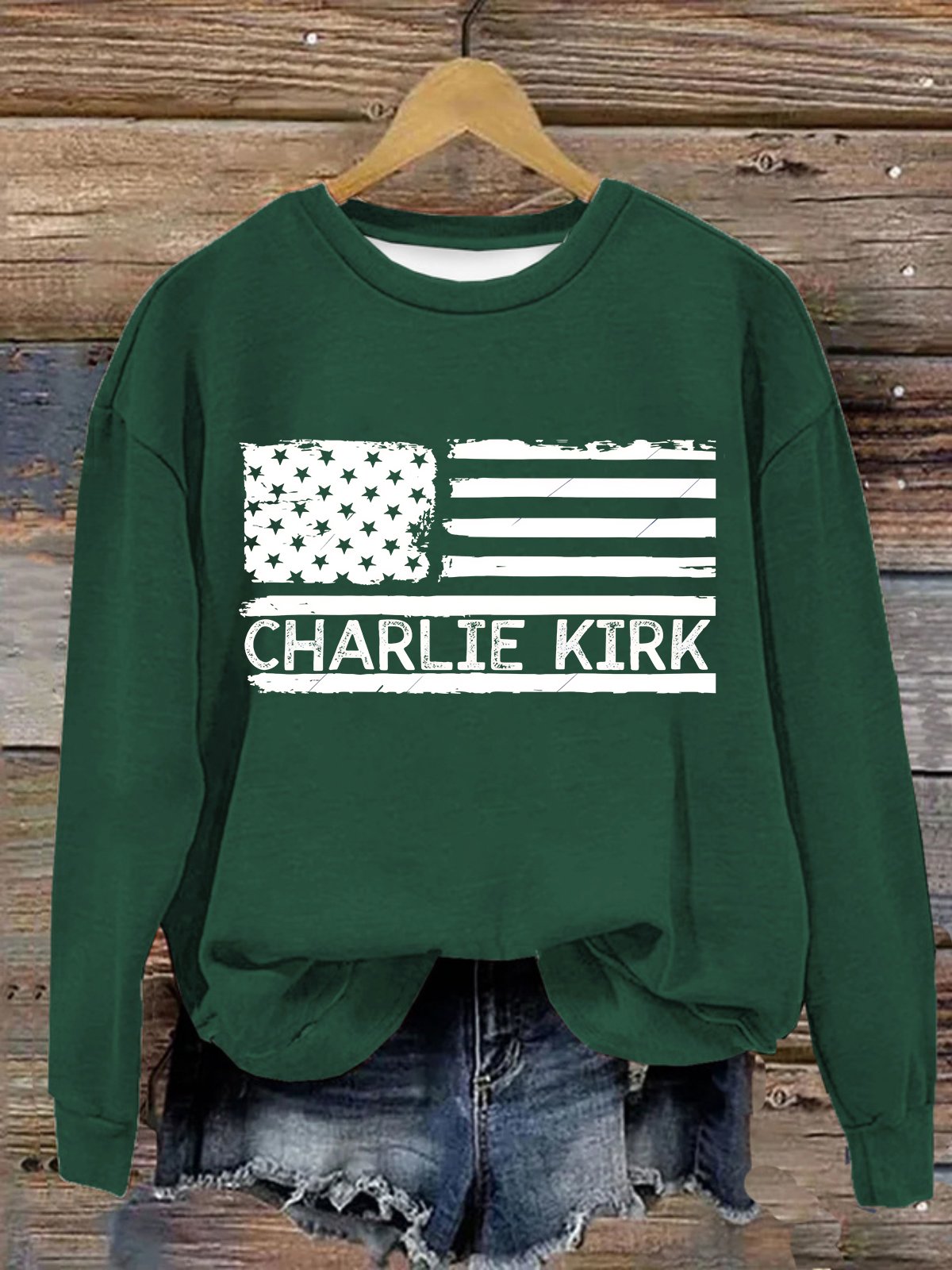 Lässig Rundhals Textbriefe Sweatshirt