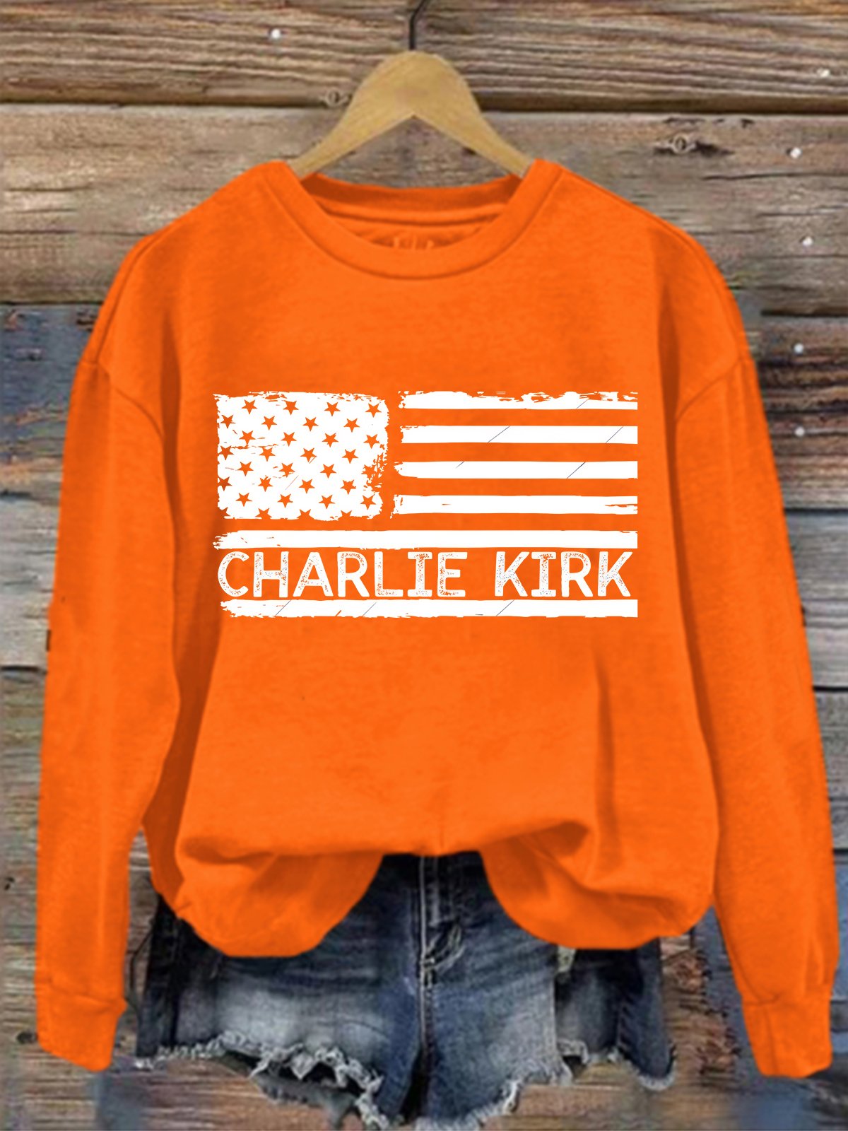 Lässig Rundhals Textbriefe Sweatshirt