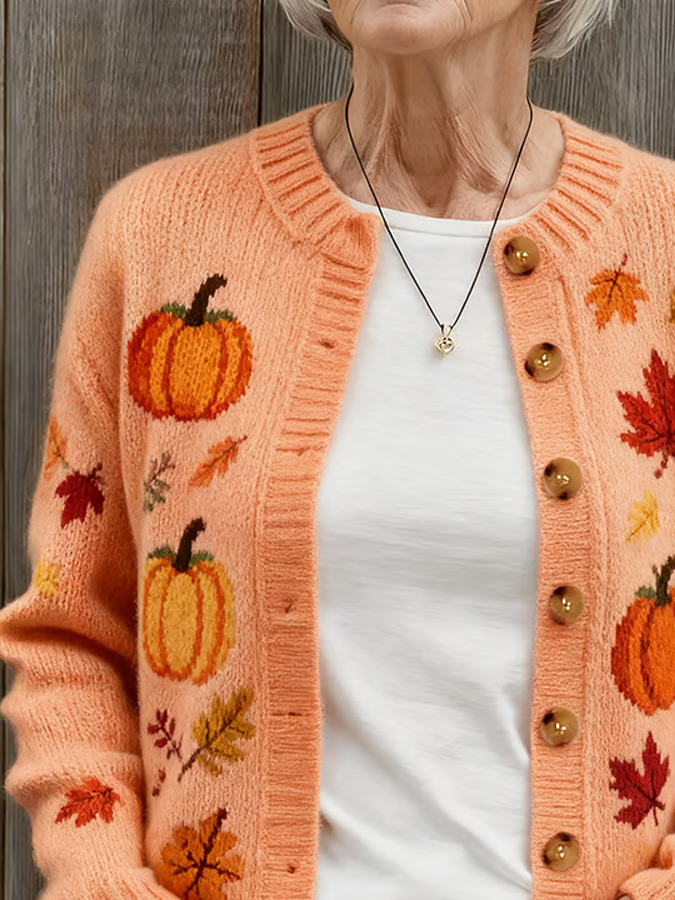 Damen Wolle/Stricken Unifarben Langarm Bequem Lässig Strickjacke